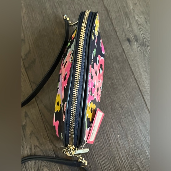 NEW Kate Spade Sylvia Wildflower Navy Dome Crossbody - Picture 14 of 16